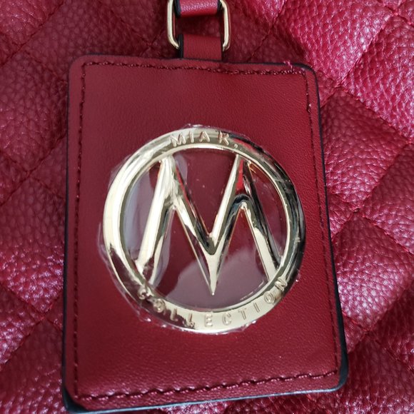 MKF Collection Lexie Vegan Leather Duffle by Mia K. RED - Picture 9 of 9